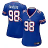 Zennovawear T.J. Sanders Buffalo Bills Women's Team Game Jersey - Royal