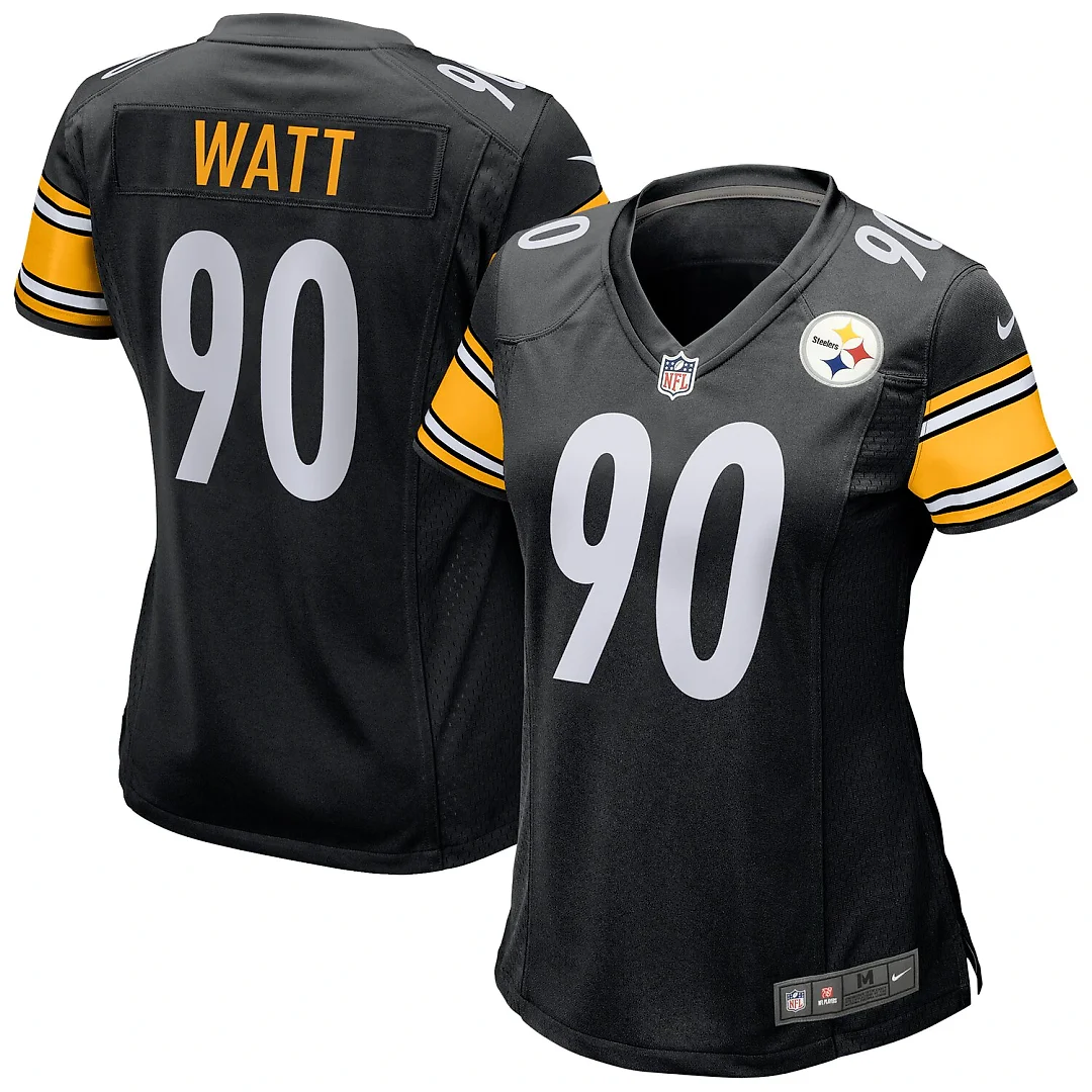 Zennovawear T.J. Watt Pittsburgh Steelers Women's Game Jersey - Black