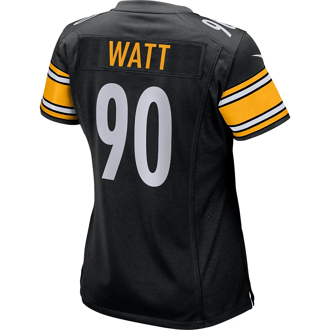 Zennovawear T.J. Watt Pittsburgh Steelers Women's Game Jersey - Black