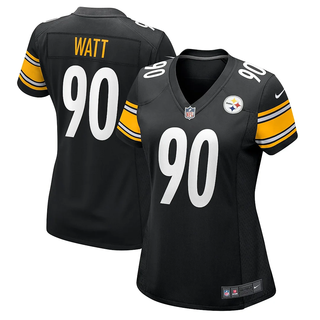 Zennovawear T.J. Watt Pittsburgh Steelers Women's Team Game Jersey - Black