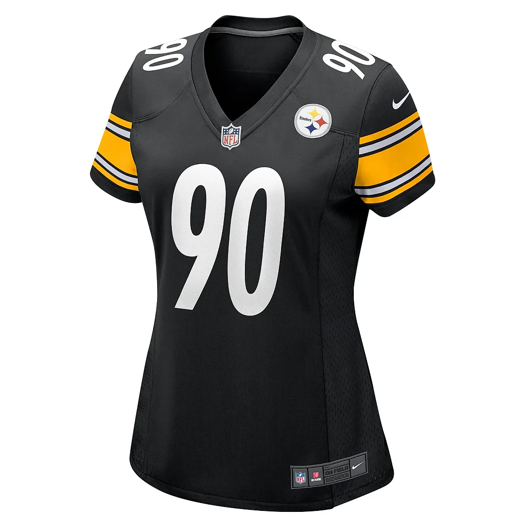 Zennovawear T.J. Watt Pittsburgh Steelers Women's Team Game Jersey - Black