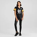 Zennovawear T.J. Watt Pittsburgh Steelers Women's Team Game Jersey - Black