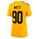 Zennovawear T.J. Watt Pittsburgh Steelers Women's Alternate 1933 Throwback Game Jersey - Gold