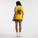 Zennovawear T.J. Watt Pittsburgh Steelers Women's Alternate 1933 Throwback Game Jersey - Gold