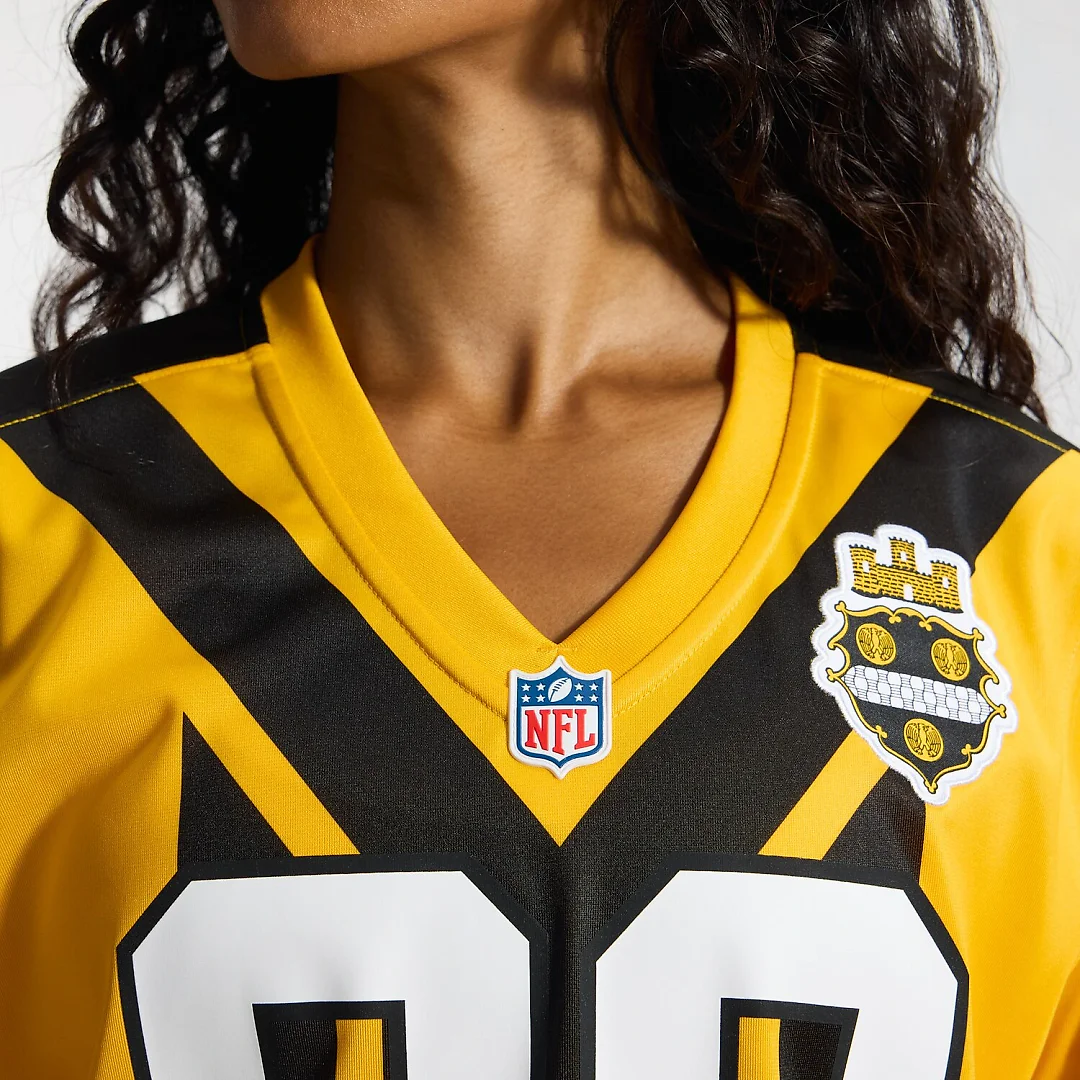 Zennovawear T.J. Watt Pittsburgh Steelers Women's Alternate 1933 Throwback Game Jersey - Gold