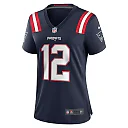 Zennovawear Tom Brady New England Patriots Women's Retired Game Jersey - Navy