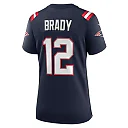 Zennovawear Tom Brady New England Patriots Women's Retired Game Jersey - Navy
