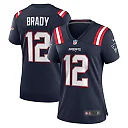 Zennovawear Tom Brady New England Patriots Women's Retired Game Jersey - Navy