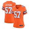 Zennovawear Tom Jackson Denver Broncos Women's Mile High Collection 1977 Throwback Retired Player Game Jersey - Orange