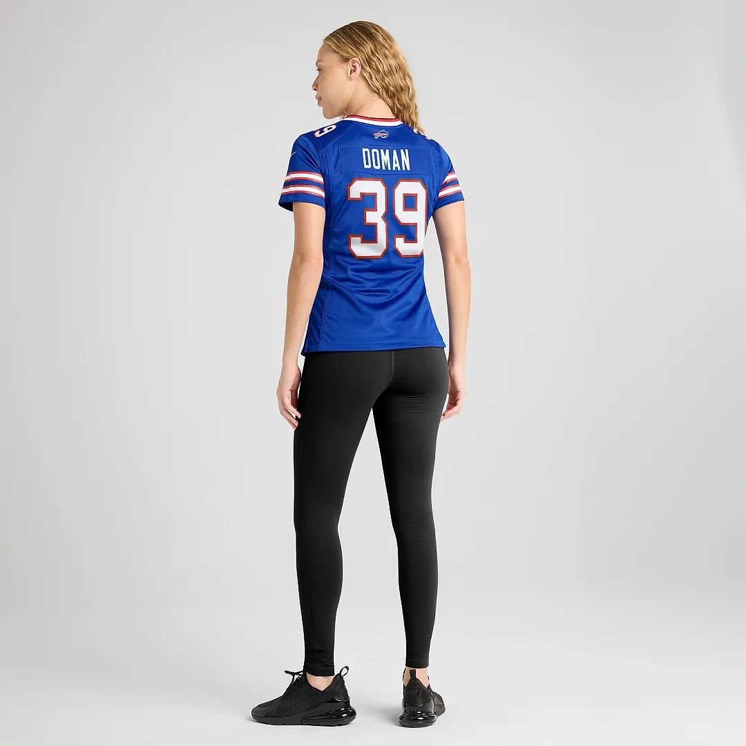 Zennovawear Tommy Doman Buffalo Bills Women's Team Game Jersey - Royal
