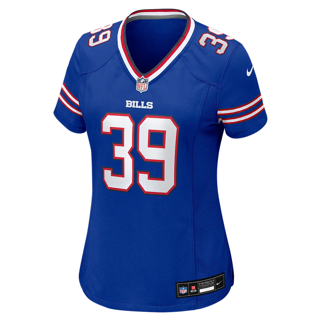 Zennovawear Tommy Doman Buffalo Bills Women's Team Game Jersey - Royal
