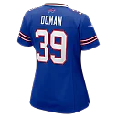 Zennovawear Tommy Doman Buffalo Bills Women's Team Game Jersey - Royal
