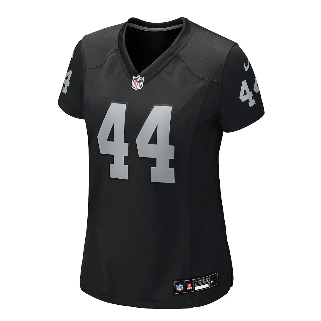 Zennovawear Tommy Eichenberg Las Vegas Raiders Women's Team Game Jersey - Black