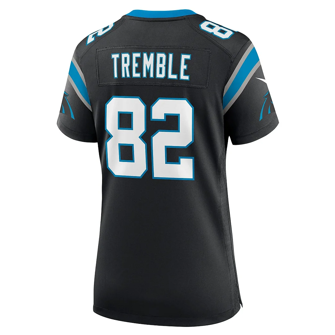 Zennovawear Tommy Tremble Carolina Panthers Women's Team Game Jersey - Black