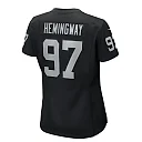 Zennovawear Tonka Hemingway Las Vegas Raiders Women's Team Game Jersey - Black