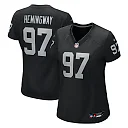 Zennovawear Tonka Hemingway Las Vegas Raiders Women's Team Game Jersey - Black