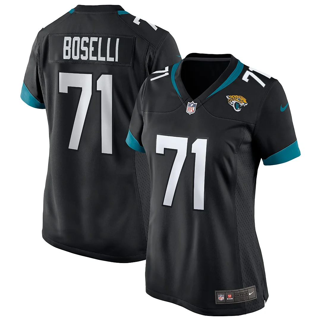 Zennovawear Tony Boselli Jacksonville Jaguars Women's Game Retired Player Jersey - Black