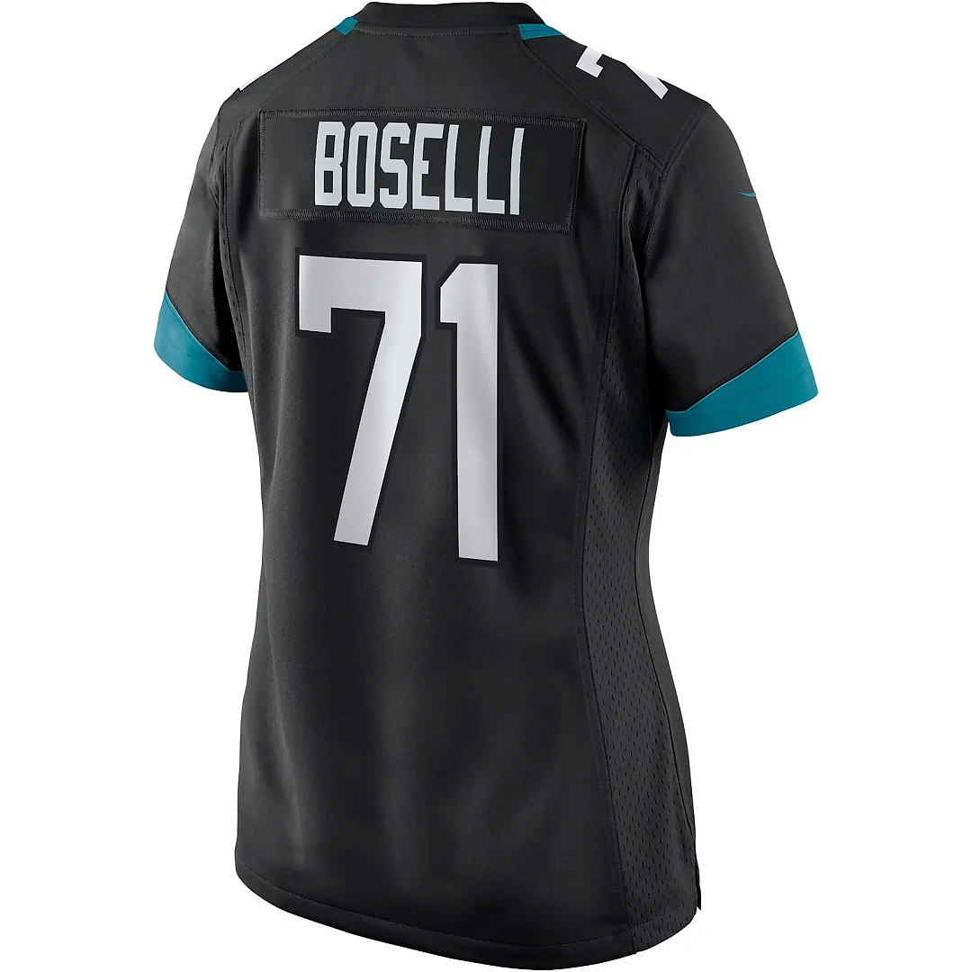 Zennovawear Tony Boselli Jacksonville Jaguars Women's Game Retired Player Jersey - Black