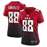 Zennovawear Tony Gonzalez Atlanta Falcons Women's Retired Game Jersey - Red