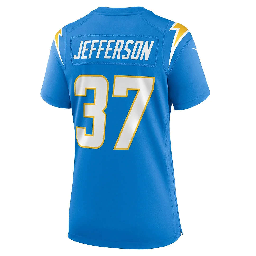 Zennovawear Tony Jefferson Los Angeles Chargers Women's Team Game Jersey - Powder Blue