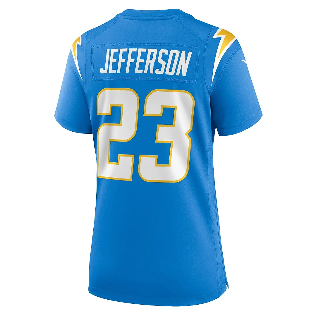 Zennovawear Tony Jefferson Los Angeles Chargers Women's Team Game Jersey - Powder Blue