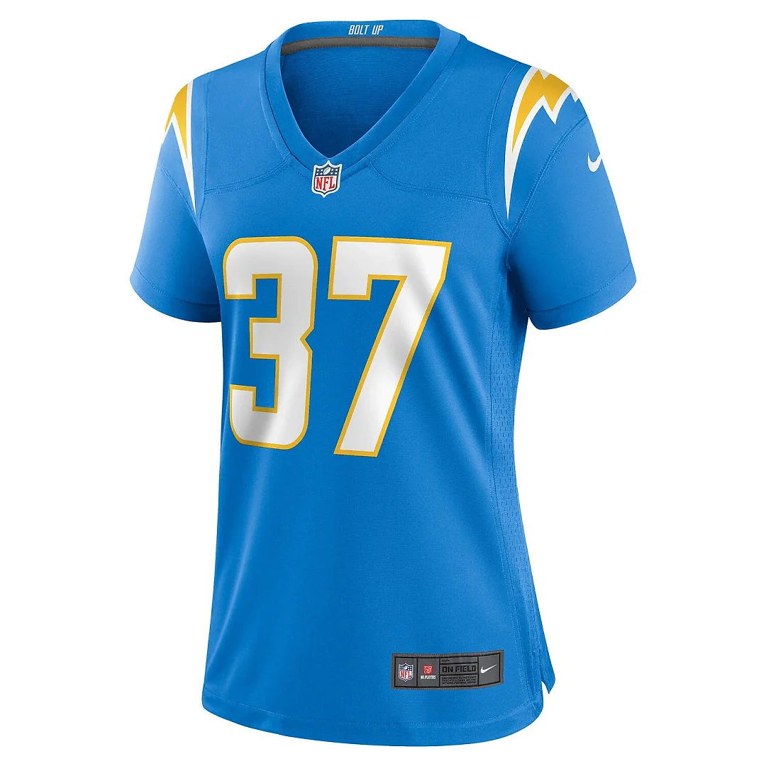 Zennovawear Tony Jefferson Los Angeles Chargers Women's Team Game Jersey - Powder Blue