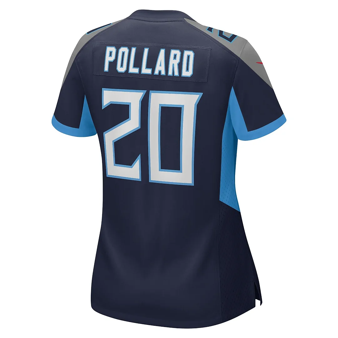 Zennovawear Tony Pollard Tennessee Titans Women's Game Player Jersey - Navy