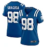 Zennovawear Tony Siragusa Indianapolis Colts Women's Game Retired Player Jersey - Royal
