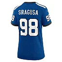 Zennovawear Tony Siragusa Indianapolis Colts Women's Indiana Nights Alternate Game Jersey - Royal
