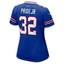Zennovawear Toriano Pride Jr. Buffalo Bills Women's Team Game Jersey - Royal