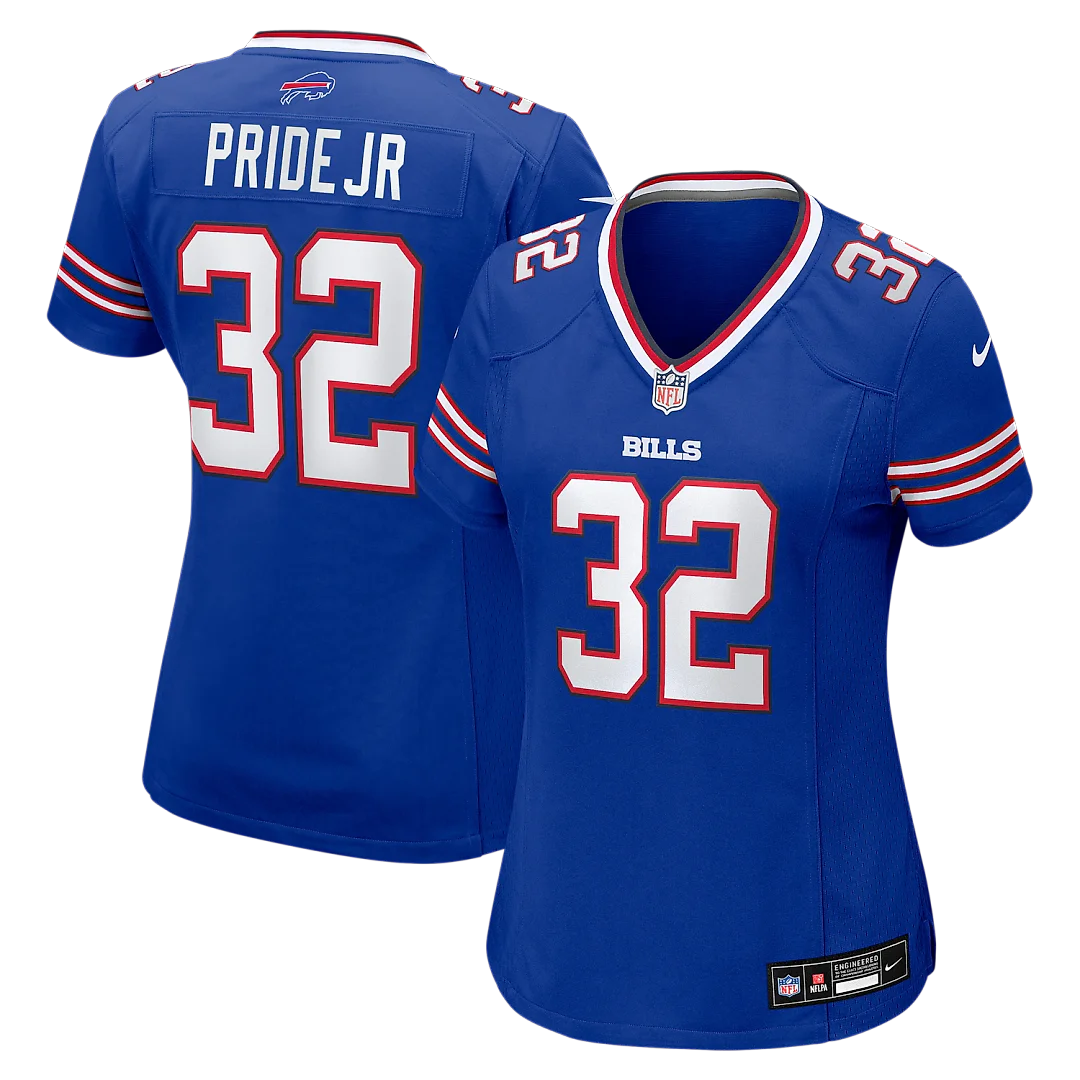 Zennovawear Toriano Pride Jr. Buffalo Bills Women's Team Game Jersey - Royal