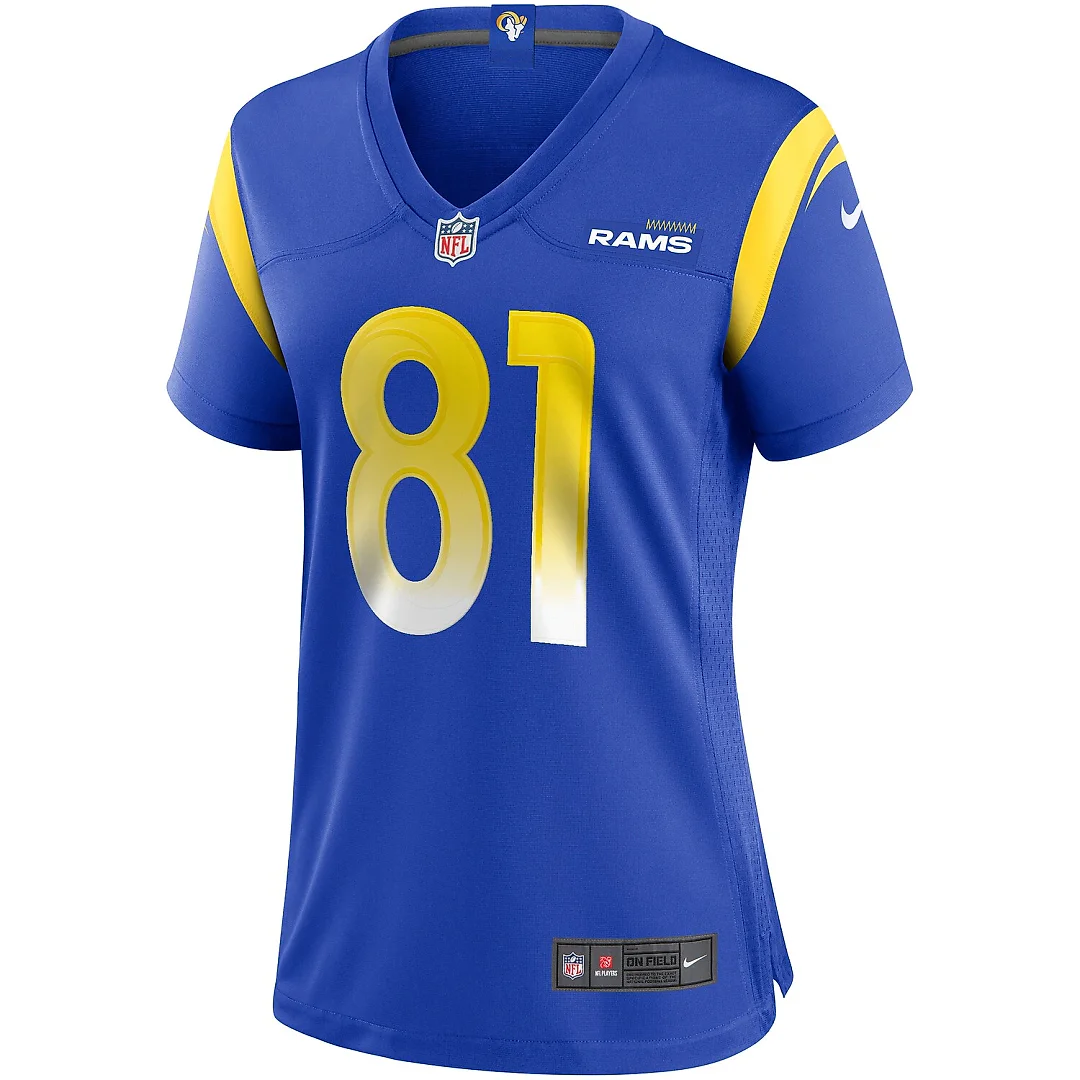 Zennovawear Torry Holt Los Angeles Rams Women's Game Retired Player Jersey - Royal