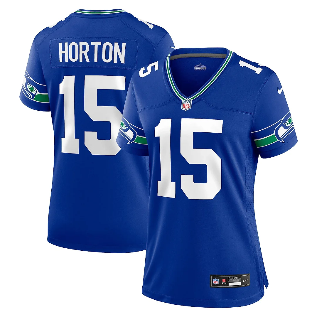 Zennovawear Tory Horton Seattle Seahawks Women's Alternate Game Jersey - Royal