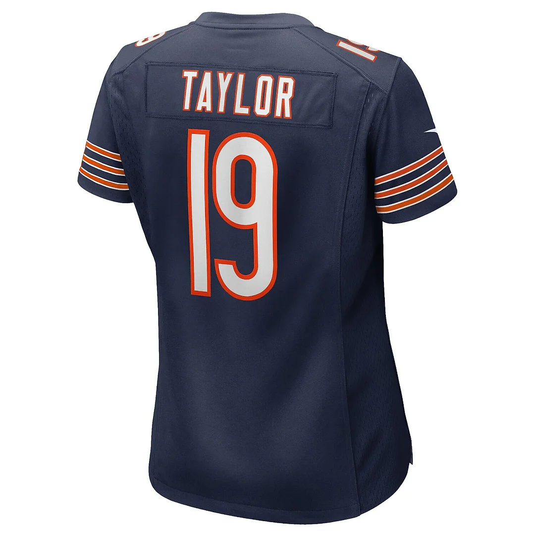 Zennovawear Tory Taylor Chicago Bears Women's Game Jersey - Navy
