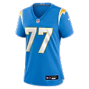 Zennovawear Travis Burke Los Angeles Chargers Women's Team Game Jersey - Powder Blue