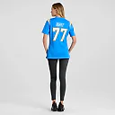 Zennovawear Travis Burke Los Angeles Chargers Women's Team Game Jersey - Powder Blue