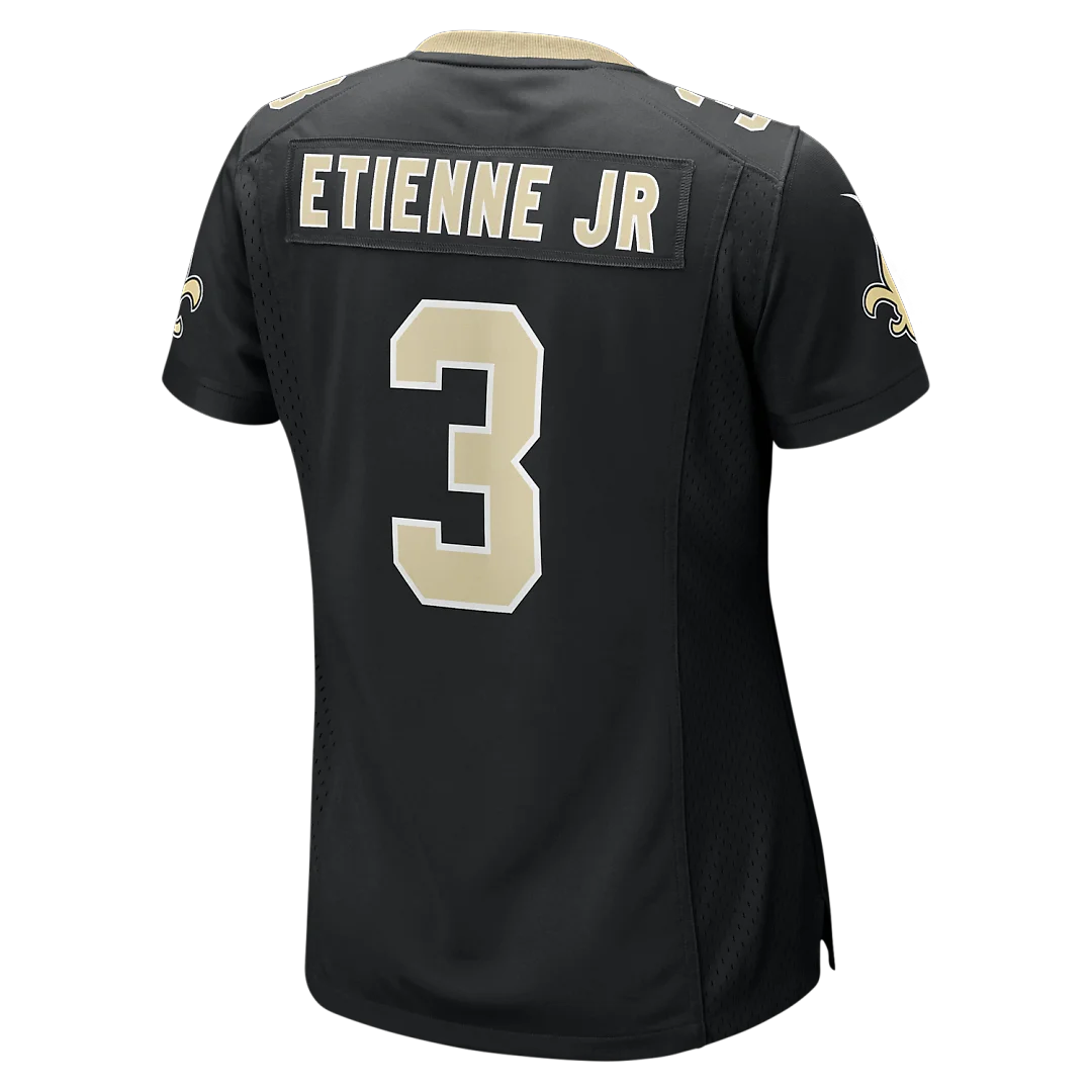 Zennovawear Travis Etienne Jr New Orleans Saints Women's Team Game Jersey - Black