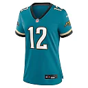 Zennovawear Travis Hunter Jacksonville Jaguars Women's Alternate 2 Prowler Throwback Game Jersey - Teal
