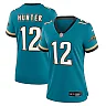 Zennovawear Travis Hunter Jacksonville Jaguars Women's Alternate 2 Prowler Throwback Game Jersey - Teal