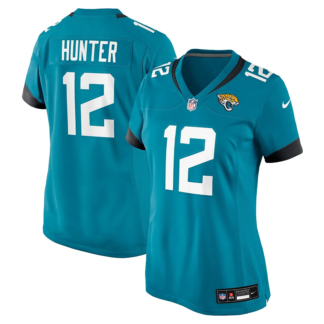 Zennovawear Travis Hunter Jacksonville Jaguars Women's Team Game Jersey - Teal