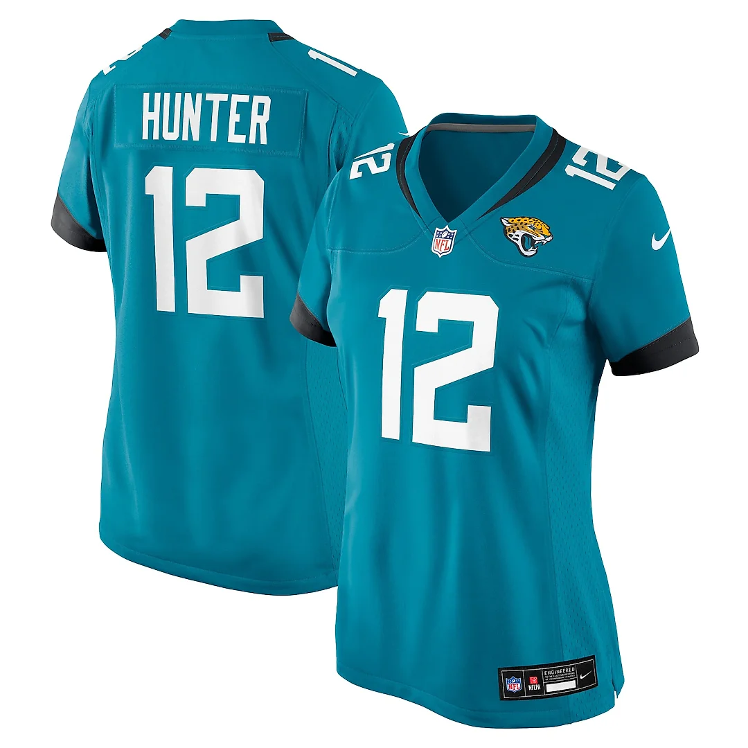Zennovawear Travis Hunter Jacksonville Jaguars Women's Team Game Jersey - Teal