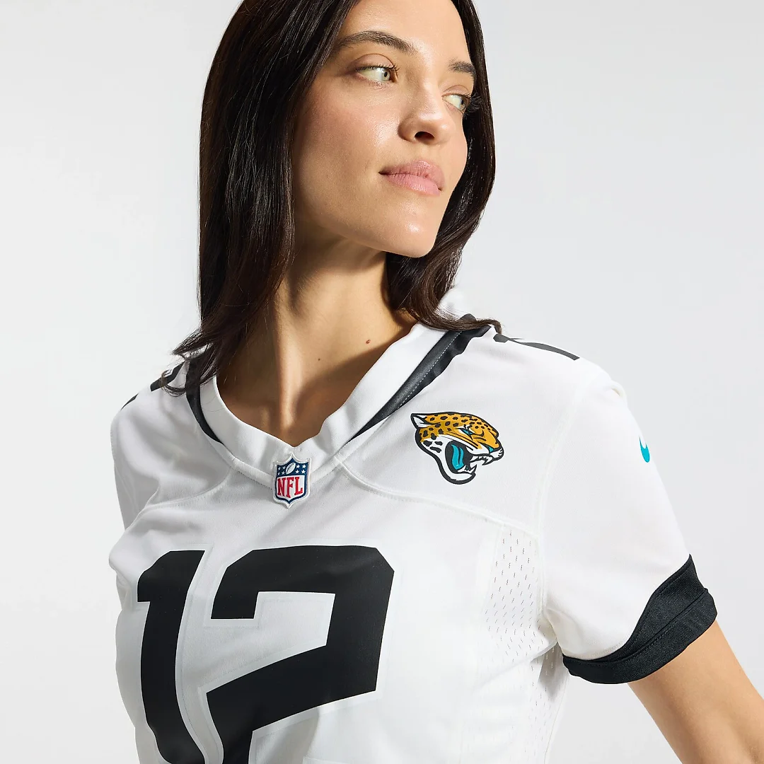 Zennovawear Travis Hunter Jacksonville Jaguars Women's Game Jersey - White
