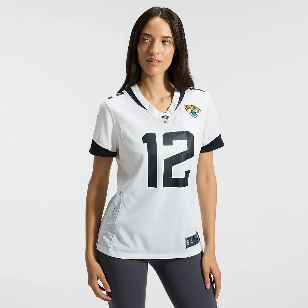 Zennovawear Travis Hunter Jacksonville Jaguars Women's Game Jersey - White