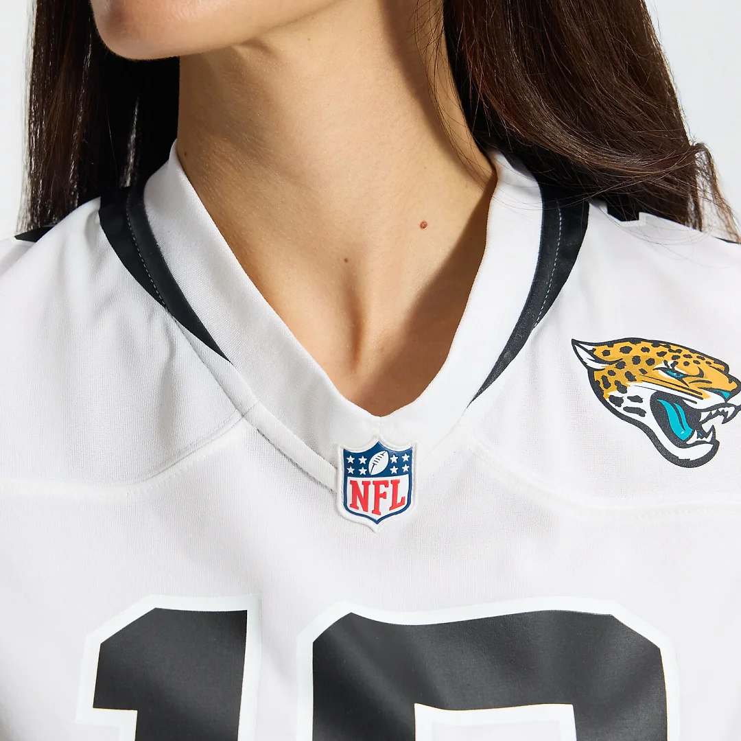 Zennovawear Travis Hunter Jacksonville Jaguars Women's Game Jersey - White