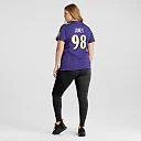 Zennovawear Travis Jones Baltimore Ravens Women's Player Game Jersey - Purple