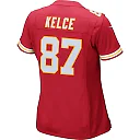 Zennovawear Travis Kelce Kansas City Chiefs Women's Game Jersey - Red