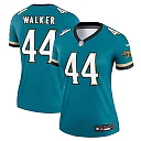 Zennovawear Travon Walker Jacksonville Jaguars Women's Alternate Legend Player Performance Top - Prowler Throwback Teal