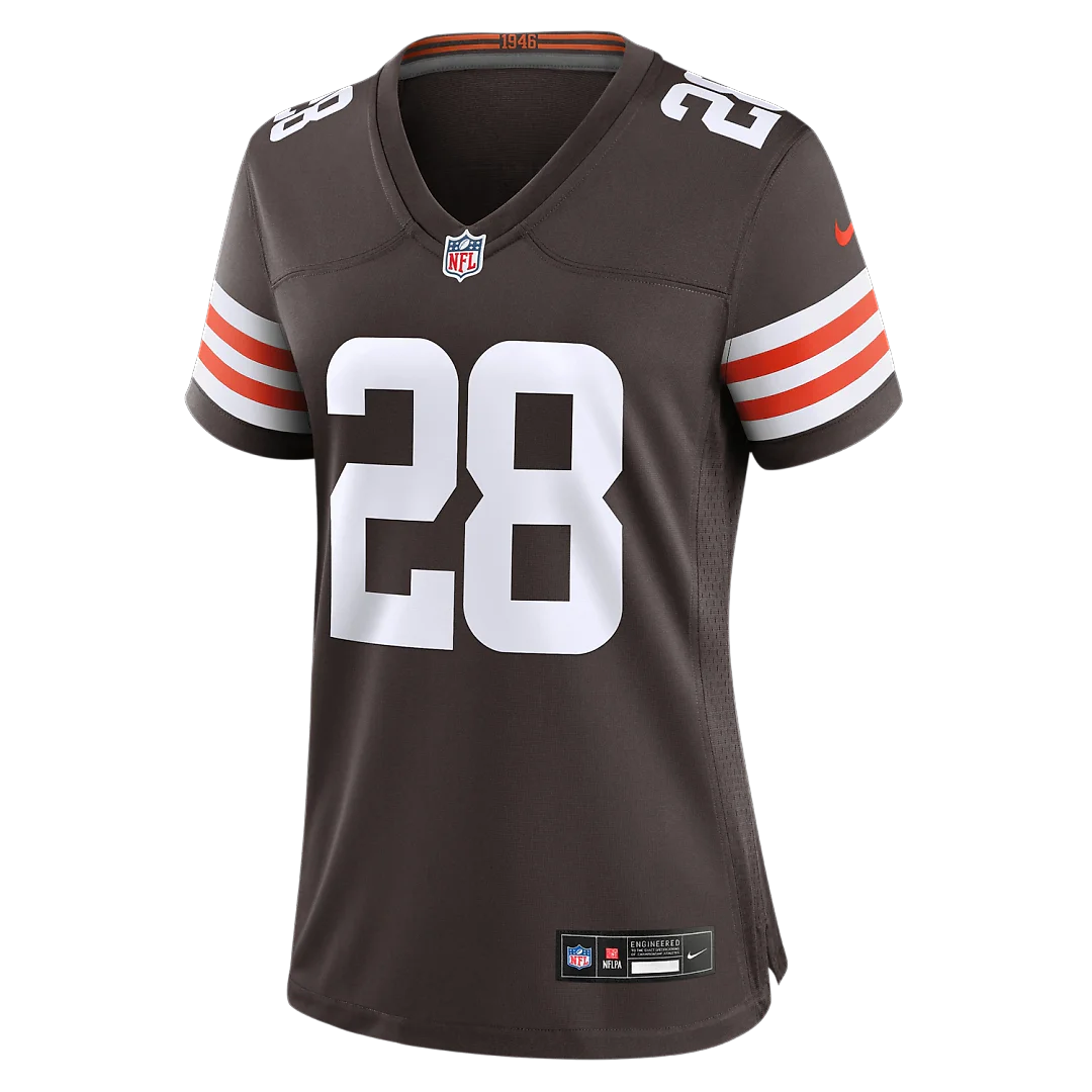 Zennovawear Tre Avery Cleveland Browns Women's Team Game Jersey - Brown