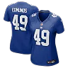 Zennovawear Tremaine Edmunds New York Giants Women's Team Game Jersey - Royal