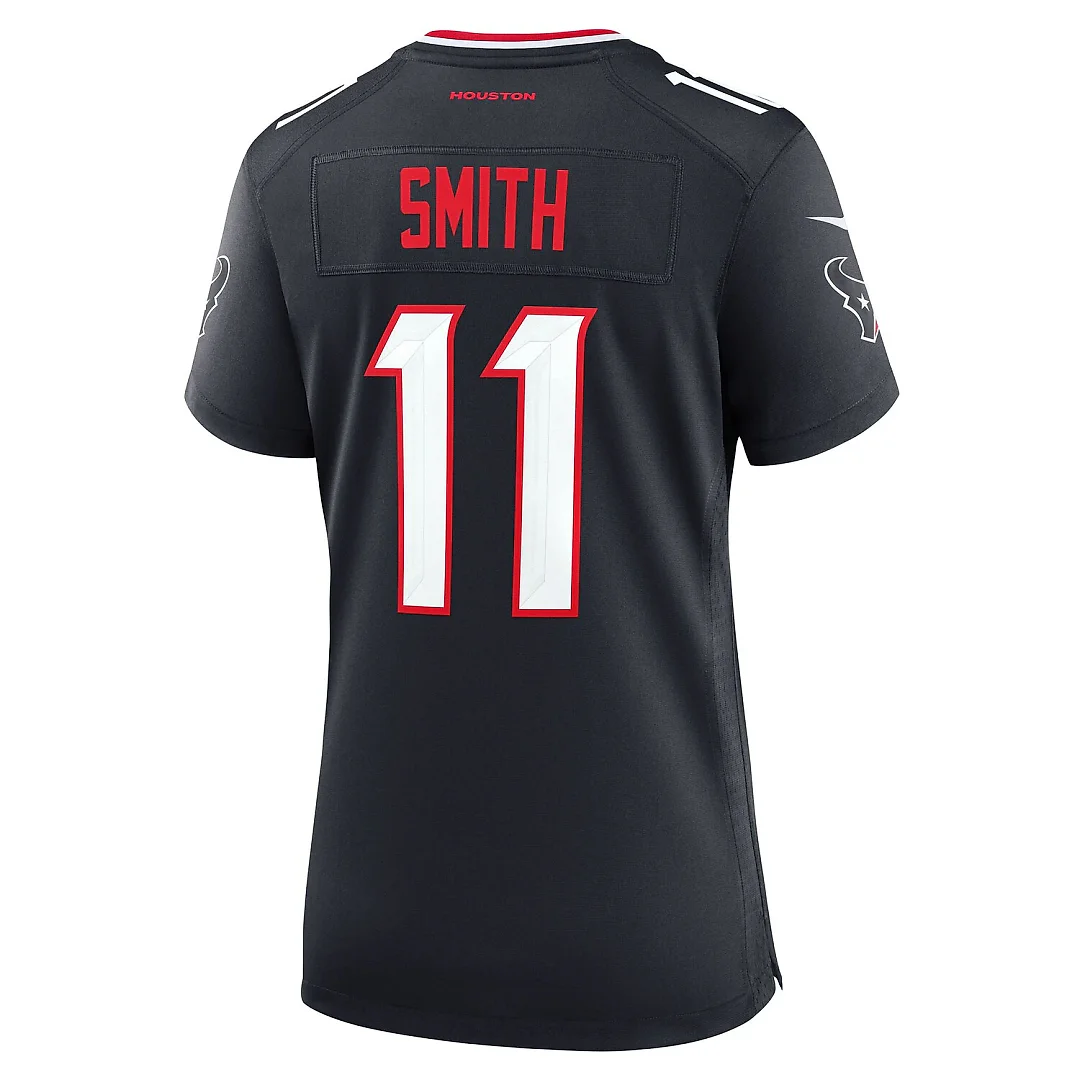 Zennovawear Tremon Smith Houston Texans Women's Team Game Jersey - Navy